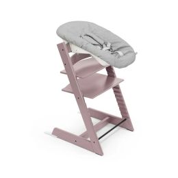Stokke Tripp Trapp Chair Heather Mauve & Newborn Set