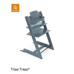 Stokke® Tripp Trapp® Chair, Baby Set™ & Harness Fjord Blue