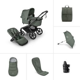 Bugaboo Fox 5 Renew Complete Forest Green Essential Bundle