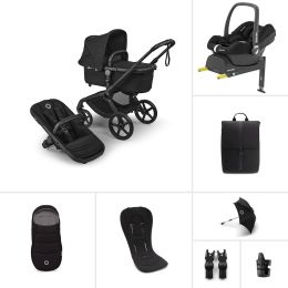 Bugaboo Fox 5 Renew Complete Heritage Black Maxi Cosi Cabrio & Base Ultimate Bundle