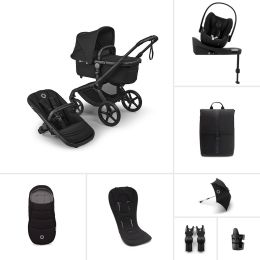 Bugaboo Fox 5 Renew Complete Heritage Black Cybex Cloud G & Base Ultimate Bundle