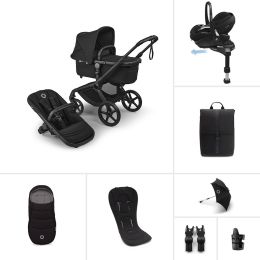 Bugaboo Fox 5 Renew Complete Heritage Black Maxi Cosi Pebble 360 Pro2 & Base Ultimate Bundle