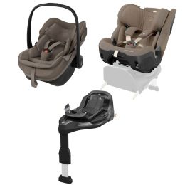 Maxi Cosi Pebble Slide Pro Family Bundle Oak Truffle