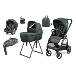 Peg Perego Veloce Deluxe Travel System Bundle Metal