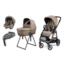 Peg Perego Veloce Lite Travel System Bundle Pine Bark