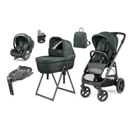 Peg Perego Veloce TC Deluxe Travel System Bundle Metal