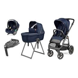 Peg Perego Veloce TC Lite Travel System Bundle Blue Shine