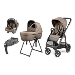 Peg Perego Veloce TC Lite Travel System Bundle Pine Bark