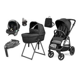Peg Perego Veloce TC Deluxe Travel System Bundle True Black