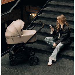 Venicci Claro2 Luxury Bundle With Tiago 360 Car Seat & Isofix Base Almond