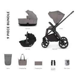 Venicci Claro2 Comfort Bundle With Tiago 360 Car Seat Fog