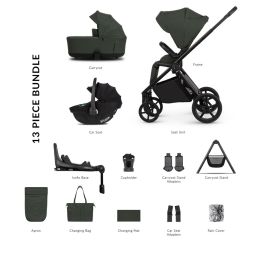 Venicci Claro2 Ultimate Bundle With Tiago 360 Car Seat & Isofix Base Forest