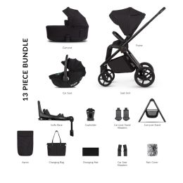 Venicci Claro2 Ultimate Bundle With Tiago 360 Car Seat & Isofix Base Noir