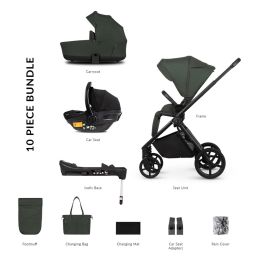 Venicci Claro 3-in-1 Pram & Isofix Base Forest