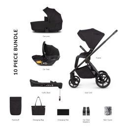 Venicci Claro 3-in-1 Pram & Isofix Base Noir