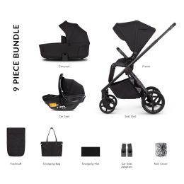 Venicci Claro 3-in-1 Pram Noir