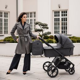 Venicci Tinum Edge 2-in-1 Pram Charcoal