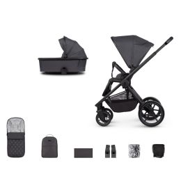 Venicci Tinum Edge 2-in-1 Pram Charcoal