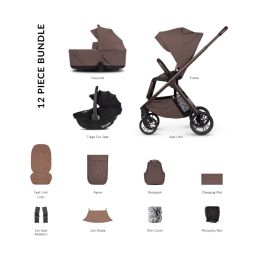 Venicci Tila Comfort Bundle With Tiago 360 Car Seat Noce