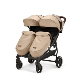 Ickle Bubba Venus Max Double Stroller Biscuit