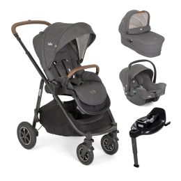Joie Versatrax Trio Encore Bundle Shell Grey