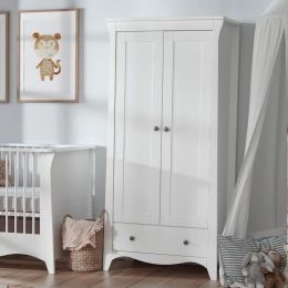 CuddleCo Clara Wardrobe White