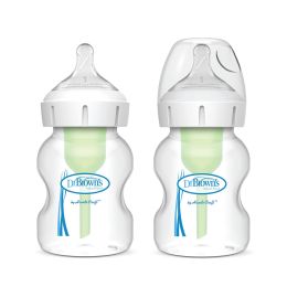 Dr Brown's Options+ Anti-Colic 150ml Baby Bottle Twin Pack