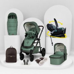 Cosatto Wow 3 Acorn Rotate & Recline Cozy Bundle Meadow
