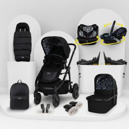 Cosatto Wow 3 All Stage Family Acorn Rotate & Recline Duo Base Bundle Silhouette
