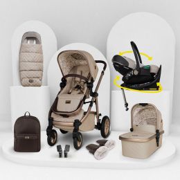 Cosatto Wow 3 Acorn Rotate & Recline Cozy Bundle Whisper
