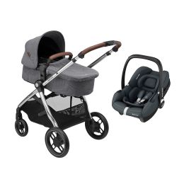 Maxi Cosi Zelia 3 Luxe Pram With Cabrio Car Seat Twillic Grey