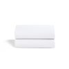 Snuz 2 Pack Crib Fitted Sheets White