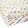 Ickle Bubba 2 Pack Cot Bed Fitted Sheets Rainbow Dreams