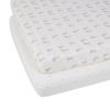 Ickle Bubba 2 Pack Cot Bed Fitted Sheets Bunnychino
