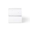 Snuz 2 Pack Cot/Cot Bed Fitted Sheets White / Dot