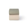 Snuz 2 Pack Cot/Cot Bed Fitted Sheets Sage / Cross