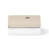 Snuz 2 Pack Moses/Pram Fitted Sheets Sand / Cloud