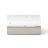 Snuz 2 Pack Moses/Pram Fitted Sheets White / Star