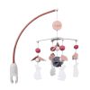 Tutti Bambini 2 In 1 Crib/Cot Nursery Mobile Scandinavian Walnut/Cocoon