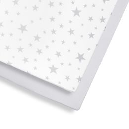Snuz 2 Pack Cot/Cot Bed Fitted Sheets Stars