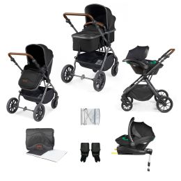 Ickle Bubba Cosmo All-in-One i-Size Travel System Black