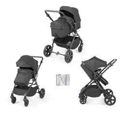 Ickle Bubba Comet 2-In-1 Pushchair Black