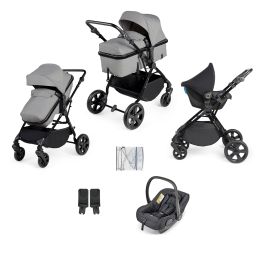 Ickle Bubba Comet 3-In-1 Travel System With Astral Car Seat Space Grey