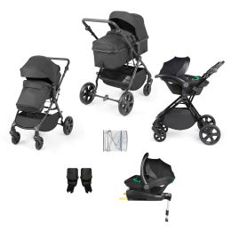 Ickle Bubba Comet 3-In-1 iSize Travel System Black