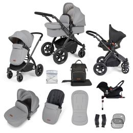 Ickle Bubba Stomp Luxe All-in-One Travel System Pearl Grey