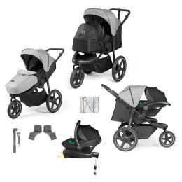 Ickle Bubba Venus Prime Jogger Stroller I-Size Travel System Space Grey