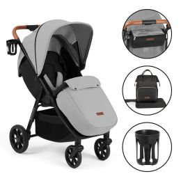 Ickle Bubba Stomp Stride Prime Stroller Pearl Grey