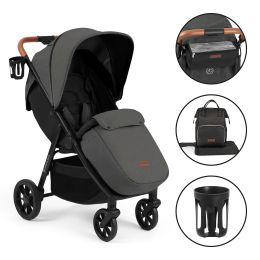 Ickle Bubba Stomp Stride Prime Stroller Charcoal Grey