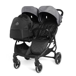 Ickle Bubba Venus Prime Double Stroller Space Grey