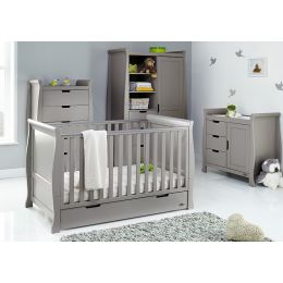 Obaby Stamford Classic 4 Piece Room Set Taupe Grey